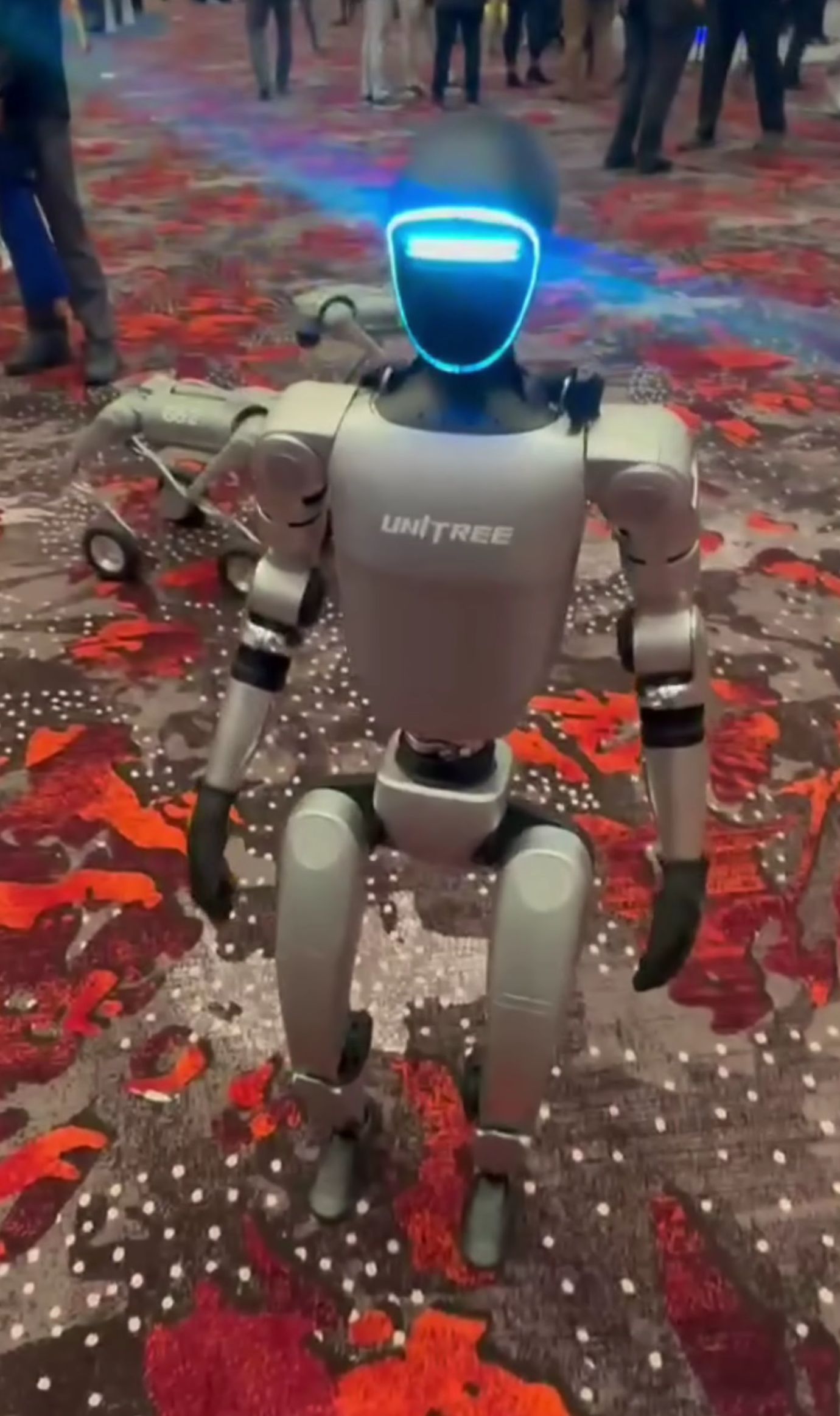 Unitree G1 humanoid robot walking